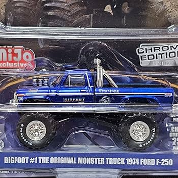 グリーンライト製 ビッグフット モンスタートラック　1/64 Amazon.co.jp: レア グリーンライト ビッグフット モンスター